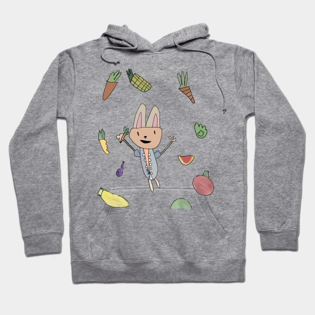 Peter rabbit Hoodie by Lake’s Art